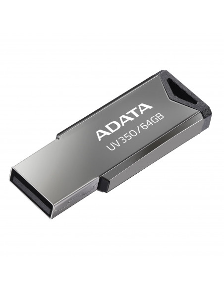 AUV350-64G-RBK,MEMORIE USB 3.2 ADATA 64 GB, clasica, carcasa metalica, argintiu, "AUV350-64G-RBK" (include TV 0.02 lei)