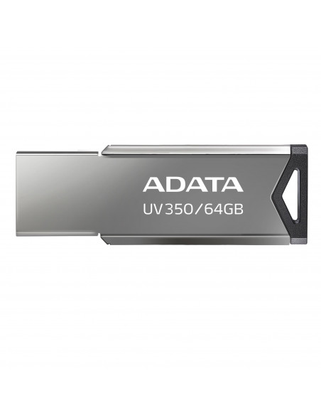 AUV350-64G-RBK,MEMORIE USB 3.2 ADATA 64 GB, clasica, carcasa metalica, argintiu, "AUV350-64G-RBK" (include TV 0.02 lei)