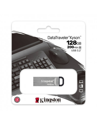 MEMORY DRIVE FLASH USB3.2/128GB DTKN/128GB KINGSTON,DTKN/128GB
