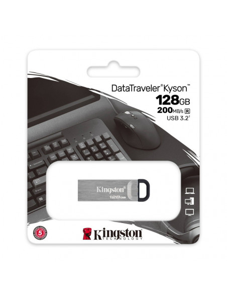 MEMORY DRIVE FLASH USB3.2/128GB DTKN/128GB KINGSTON,DTKN/128GB