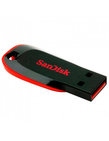 MEMORIE USB 2.0 SANDISK 16 GB, clasica, carcasa plastic, negru
