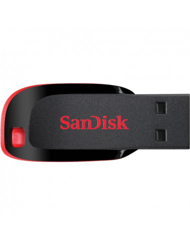 MEMORIE USB 2.0 SANDISK 16 GB, clasica, carcasa plastic, negru