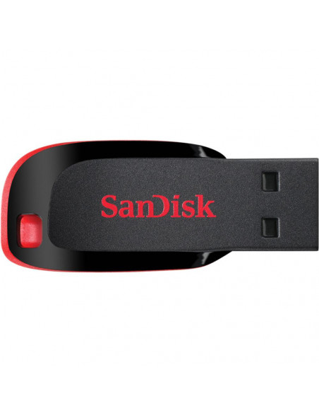 MEMORIE USB 2.0 SANDISK 16 GB, clasica, carcasa plastic, negru