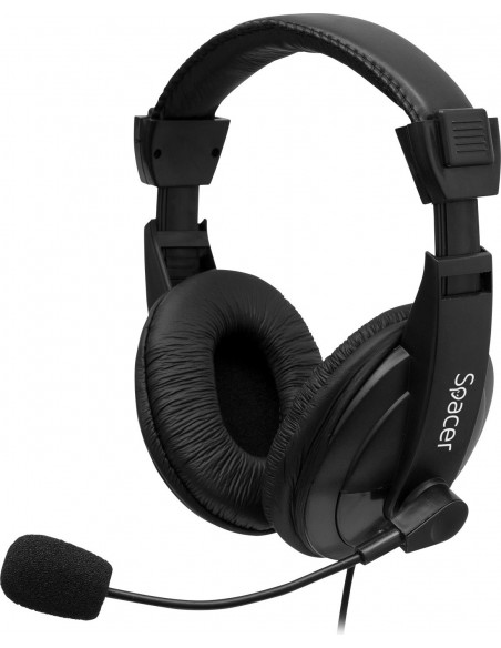 CASTI Spacer, cu fir, standard, utilizare multimedia, microfon