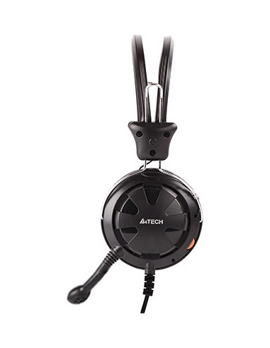 HS-28-1,CASTI A4tech, "ComfortFIt", cu fir, standard, utilizare multimedia, microfon pe brat, conectare prin Jack 3.5 mm x 2, ne