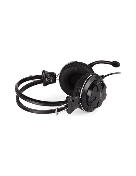 HS-28-1,CASTI A4tech, "ComfortFIt", cu fir, standard, utilizare multimedia, microfon pe brat, conectare prin Jack 3.5 mm x 2, ne