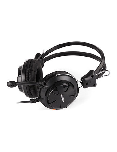 HS-28-1,CASTI A4tech, "ComfortFIt", cu fir, standard, utilizare multimedia, microfon pe brat, conectare prin Jack 3.5 mm x 2, ne