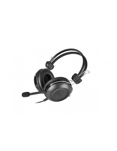 HU-35,CASTI A4tech, cu fir, standard, utilizare multimedia, microfon pe brat, conectare prin USB 2.0, negru, "HU-35", (include T