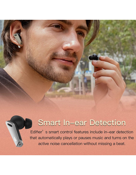 CASTI EDIFIER wireless, tip intraauriculare - butoni, utilizare