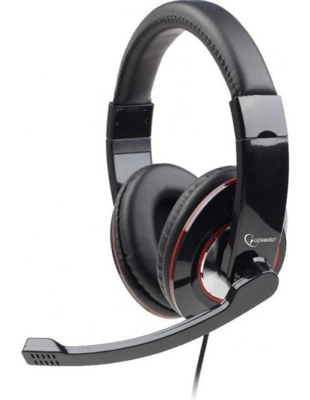 CASTI Gembird, cu fir, standard, utilizare multimedia, microfon CASTI Gembird, cu fir, standard, utilizare multimedia, microfon