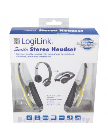 CASTI Logilink, cu fir, standard, utilizare multimedia