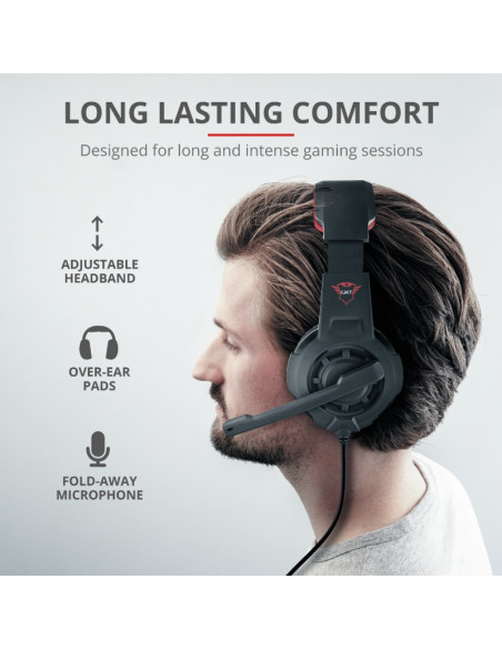 CASTI Trust, "GXT 310 Radius", cu fir, gaming, utilizare