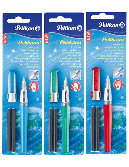 971291/ROSU,Stilou Pelikan, penita M, dreptaci, Rosu