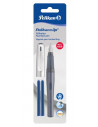 802734,Stilou Pelikano Up Penita M Pentru Dreptaci Antracit 2 Patroane mari Blister
