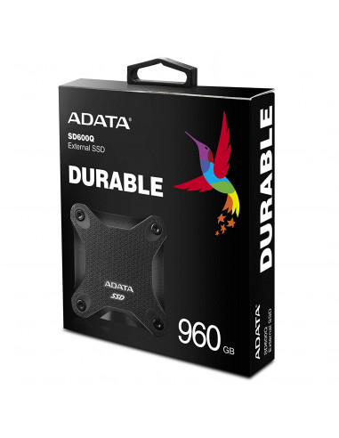 ASD600Q-960GU31-CBK,SSD USB3.2 960GB EXT. BLACK/ASD600Q-960GU31-CBK A-DATA