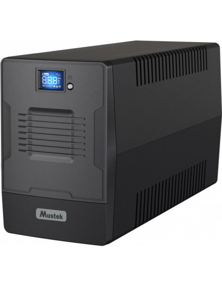 UPS MUSTEK Line Int. cu management, LCD, 2000VA/ 1200W, AVR, 2