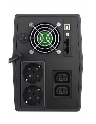 UPS MUSTEK Line Int. cu management, LCD, 2000VA/ 1200W, AVR, 2