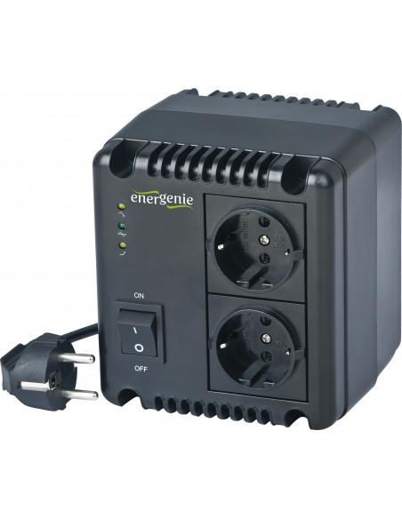 AVR GEMBIRD 1000VA/ 600W, 2 x socket Schuko, indicatie status AVR GEMBIRD 1000VA/ 600W, 2 x socket Schuko, indicatie status