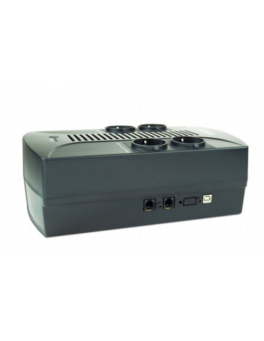 UPS GEMBIRD, Line Int., brick, 850VA/510W, AVR, Schuko x 4, 1 x UPS GEMBIRD, Line Int., brick, 850VA/510W, AVR, Schuko x 4, 1 x