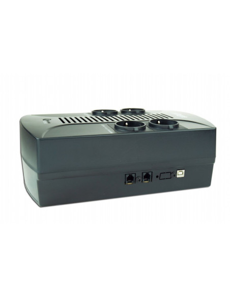 UPS GEMBIRD, Line Int., brick, 850VA/510W, AVR, Schuko x 4, 1 x UPS GEMBIRD, Line Int., brick, 850VA/510W, AVR, Schuko x 4, 1 x