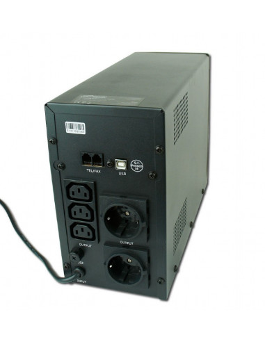 UPS GEMBIRD, Line Int. cu management, mini tower, 1200VA/720W UPS GEMBIRD, Line Int. cu management, mini tower, 1200VA/720W