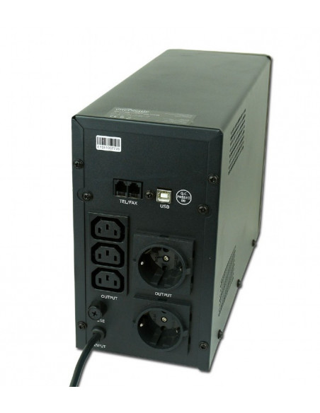 UPS GEMBIRD, Line Int. cu management, mini tower, 1500VA/900W UPS GEMBIRD, Line Int. cu management, mini tower, 1500VA/900W