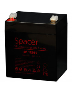 ACUMULATOR UPS SPACER 12V / 5Ah, dimensiuni: 90x70x101mm