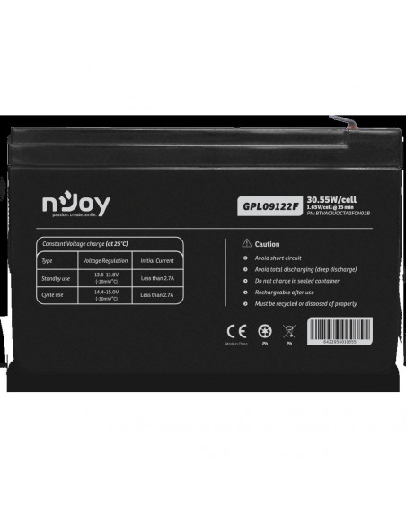 ACUMULATOR UPS NJOY GPL09122F 12V