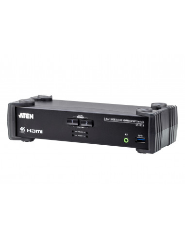 SWITCH KVM ATEN, 2-Port USB3.0 4K HDMI KVMP Switch
