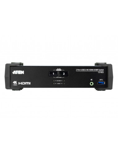 SWITCH KVM ATEN, 2-Port USB3.0 4K HDMI KVMP Switch