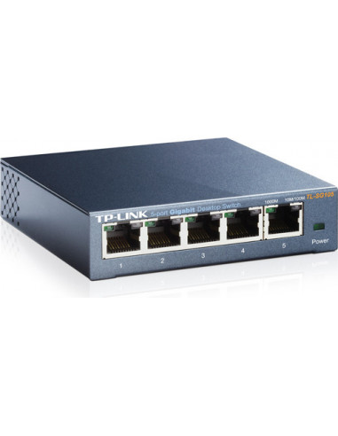 SWITCH TP-LINK 5 porturi Gigabit. carcasa metalica "TL-SG105"