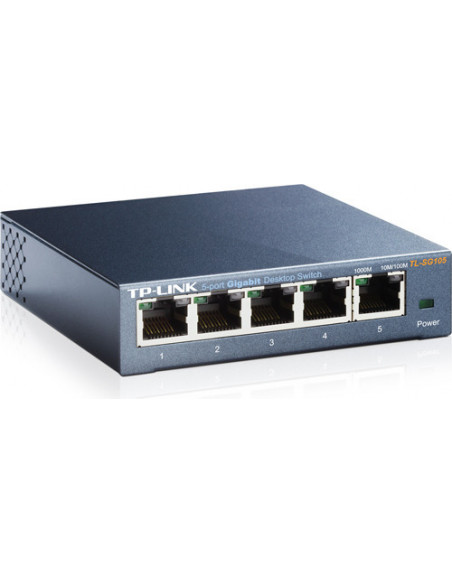 SWITCH TP-LINK 5 porturi Gigabit. carcasa metalica "TL-SG105"