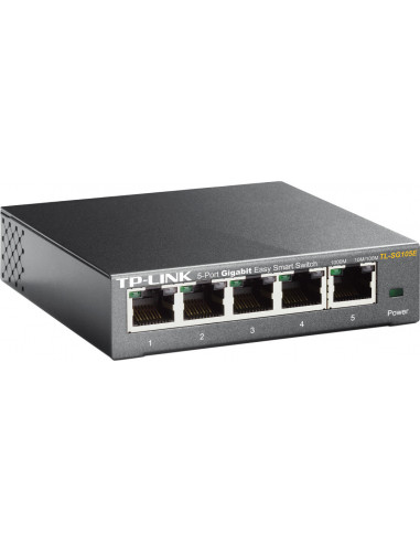 SWITCH TP-LINK 5 porturi Gigabit. carcasa metalica "TL-SG105E"
