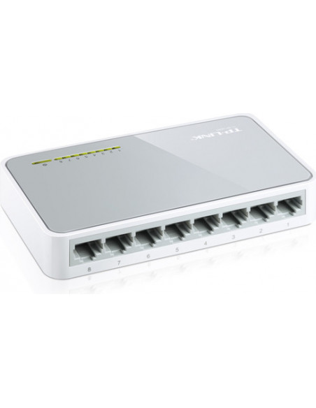 SWITCH TP-LINK 8 porturi 10/100Mbps, carcasa plastic TL-SF1008D