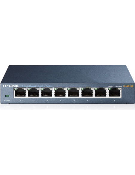 SWITCH TP-LINK 8 porturi Gigabit. carcasa metalica "TL-SG108"