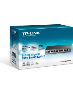 SWITCH TP-LINK 8 porturi Gigabit. carcasa metalica "TL-SG108E" 2