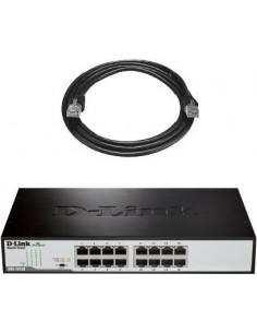 SWITCH D-LINK 16 porturi Gigabit. carcasa metalica, "DGS-1016D" 2