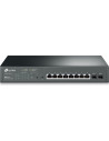 SWITCH PoE TP-LINK SMART 8 porturi Gigabit (8 poE+) + 2 sloturi