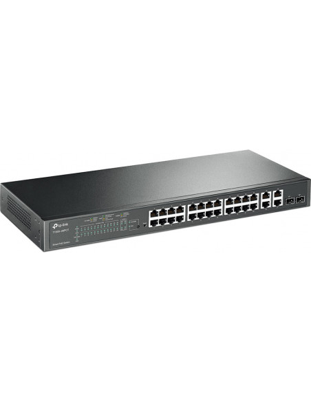 SWITCH PoE TP-LINK L2 cu management 24 porturi 10/100Mbps (24