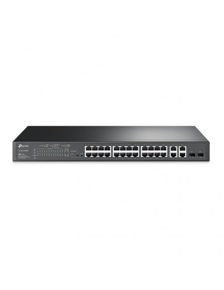 SWITCH SMART TP-Link 24 PORTURI POE+ 10/100M + 4 PORTURI