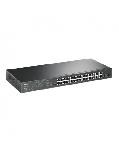 SWITCH SMART TP-Link 24 PORTURI POE+ 10/100M + 4 PORTURI