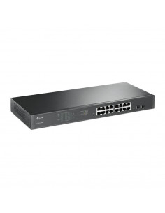 SWITCH TP-LINK 16 porturi Gigabit, 16 x POE 192W total power, 2 2