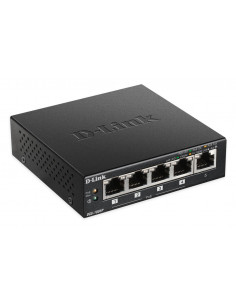 SWITCH D-LINK 5 porturi Gigabit, 4 porturi POE, carcasa metal.