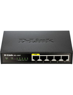 SWITCH PoE D-LINK 5 porturi 10/100Mbps (1 PoE), IEEE 802.3af