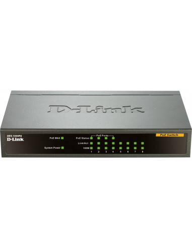 NET SWITCH 8PORT 10/100M TX/DES-1008PA D-LINK,DES-1008PA