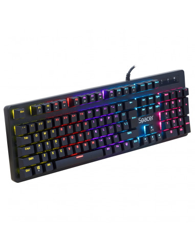 TASTATURA MECANICA SPACER USB WARRIOR, switch-uri mecanice