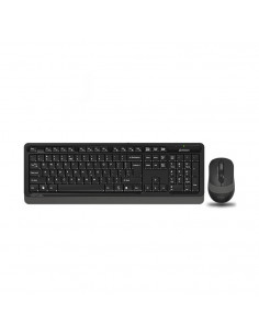 FG1010 GREY,Kit TASTATURA si Mouse A4TECH, "Fstyler FG10+FGK10", wireless, 104 taste format standard, mouse 2000dpi, 4/1 butoane