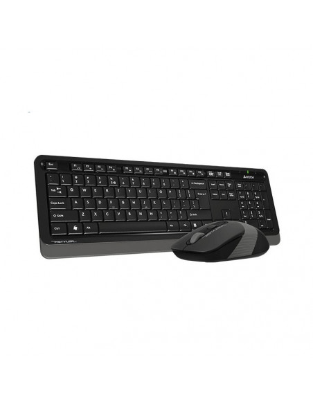 FG1010 GREY,Kit TASTATURA si Mouse A4TECH, "Fstyler FG10+FGK10", wireless, 104 taste format standard, mouse 2000dpi, 4/1 butoane