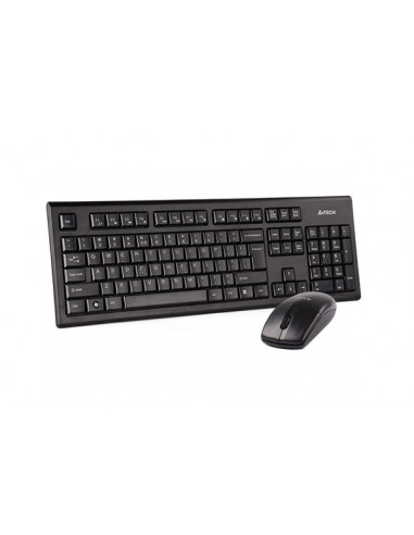 3100N,Kit TASTATURA si Mouse A4TECH, "GK-85+G3-220N", wireless, 104 taste format standard, mouse 1000dpi, 3/1 butoane, negru, "3