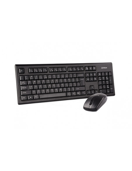 3100N,Kit TASTATURA si Mouse A4TECH, "GK-85+G3-220N", wireless, 104 taste format standard, mouse 1000dpi, 3/1 butoane, negru, "3